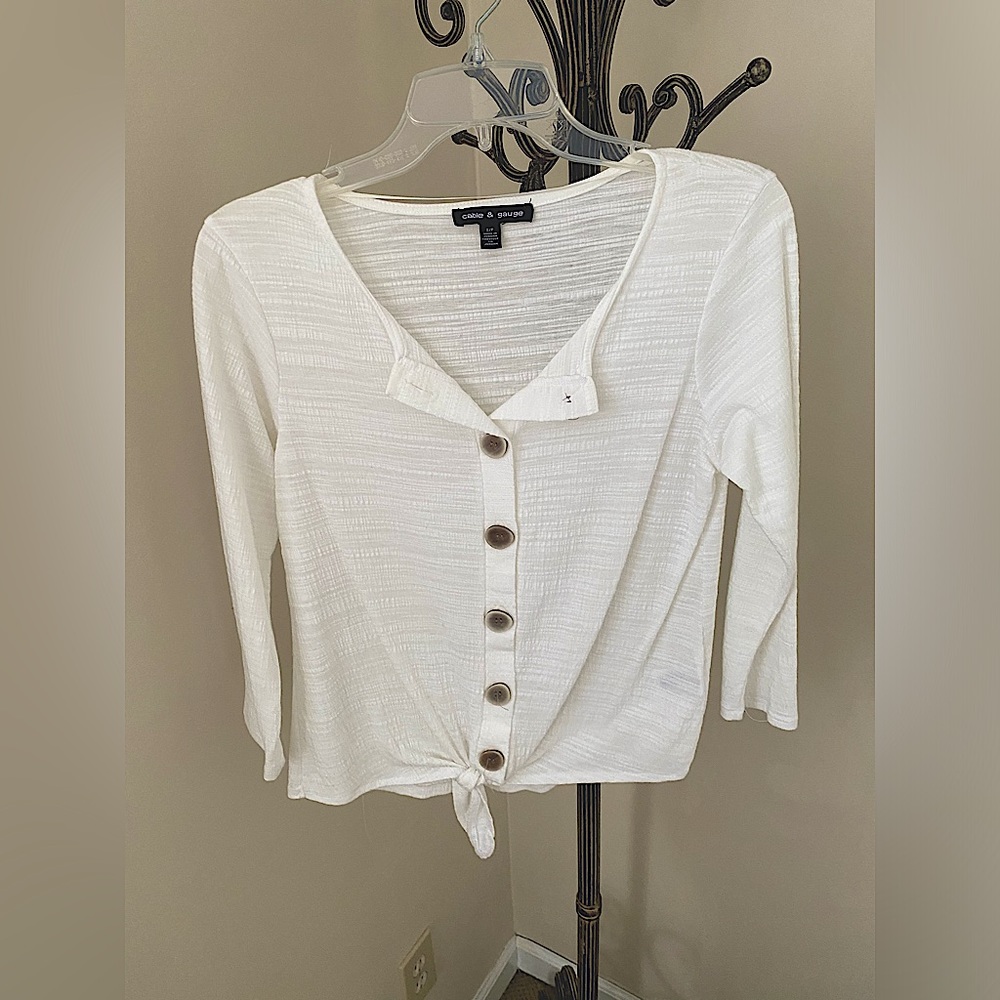 White blouse sz small